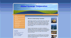 Desktop Screenshot of globalsynergycorp.com